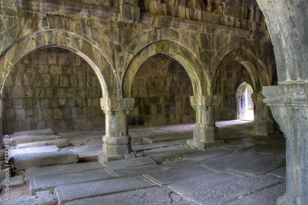 The monastery of Sanahin in Armenia
