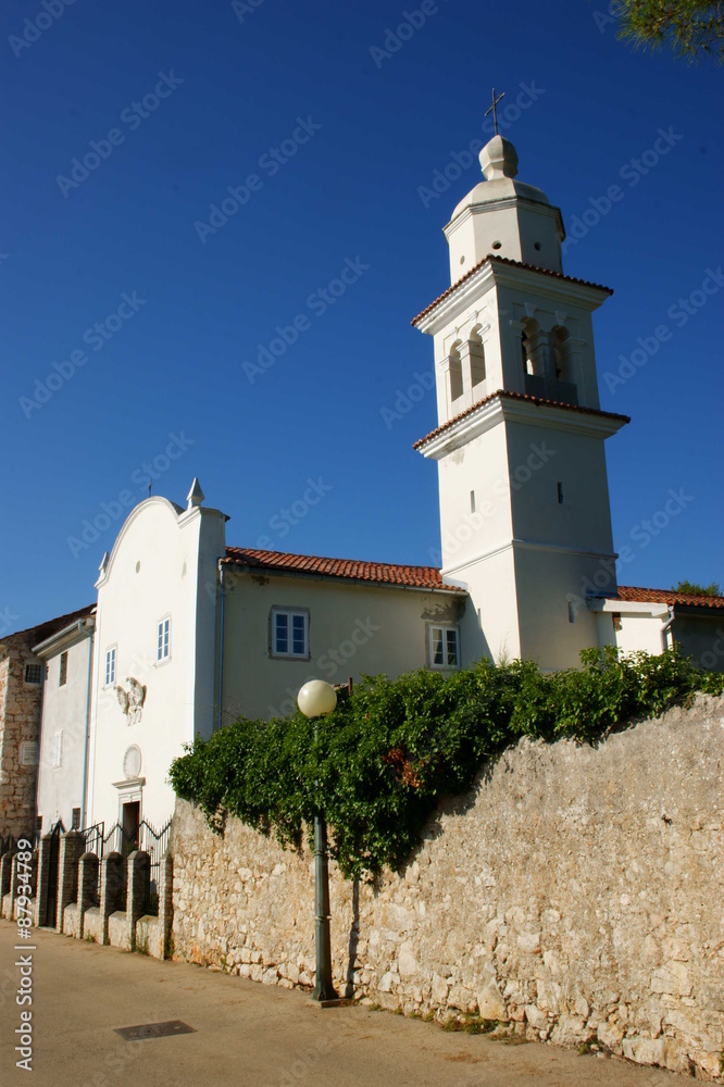 Fototapeta premium Chisa sul Mare di Cres