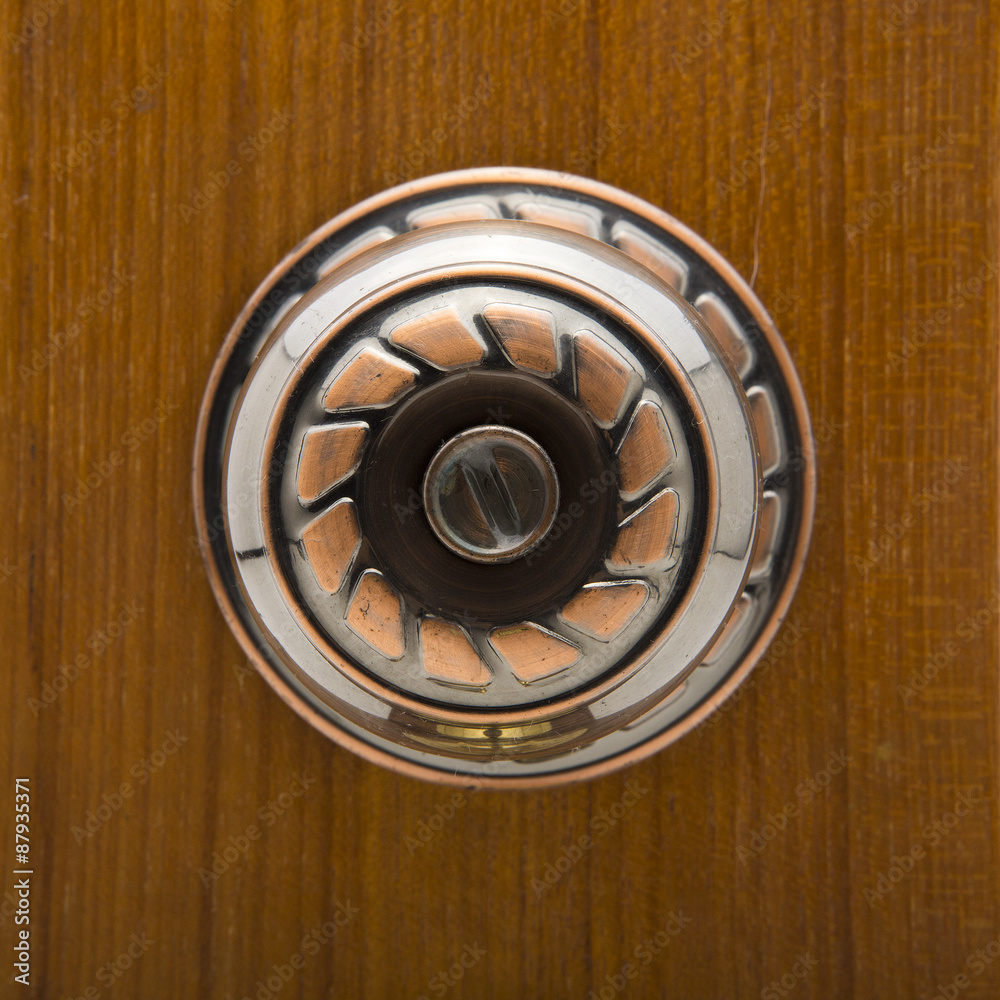 Locking up or unlocking door with key in hand Locking up or unlocking door with key in hand