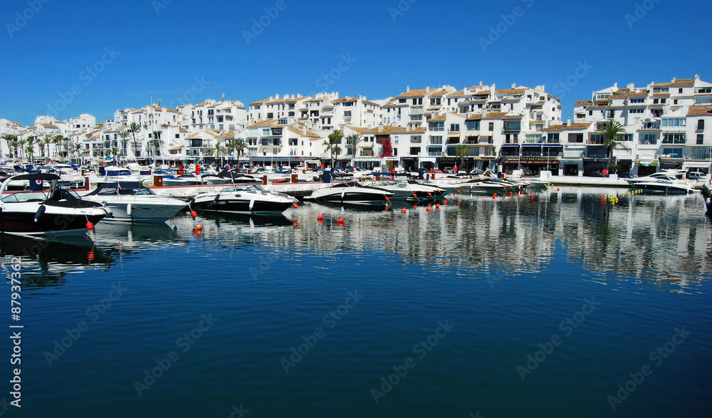Puerto Banús, Marbella, Málaga, costa, paisaje