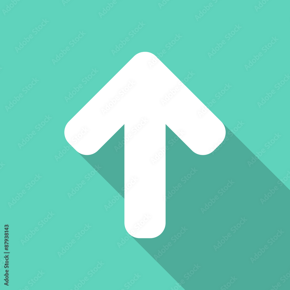 up arrow flat design modern icon up arrow flat design modern icon