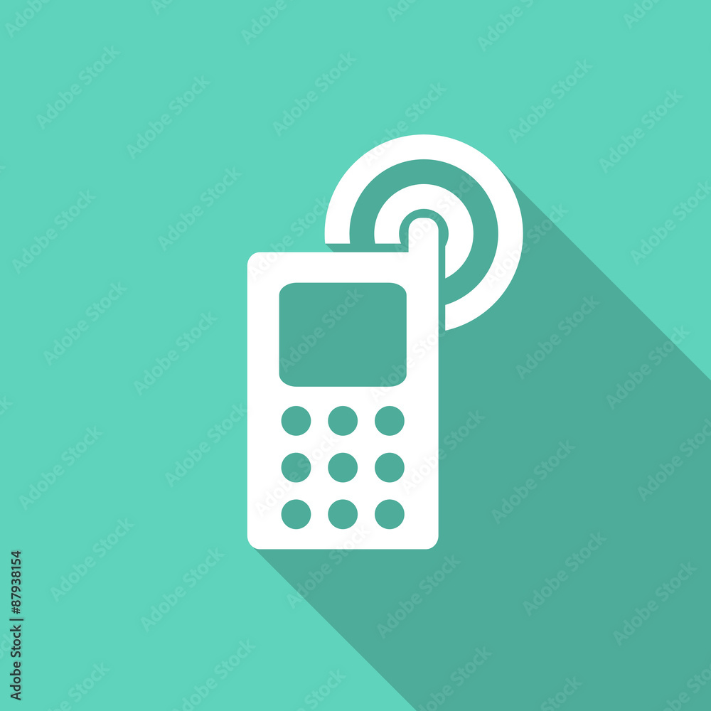 phone flat design modern icon phone flat design modern icon
