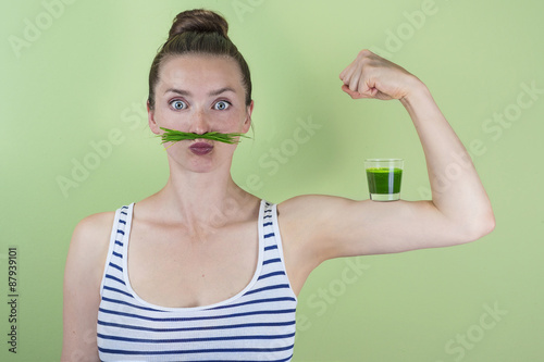 Wheatgrass power!