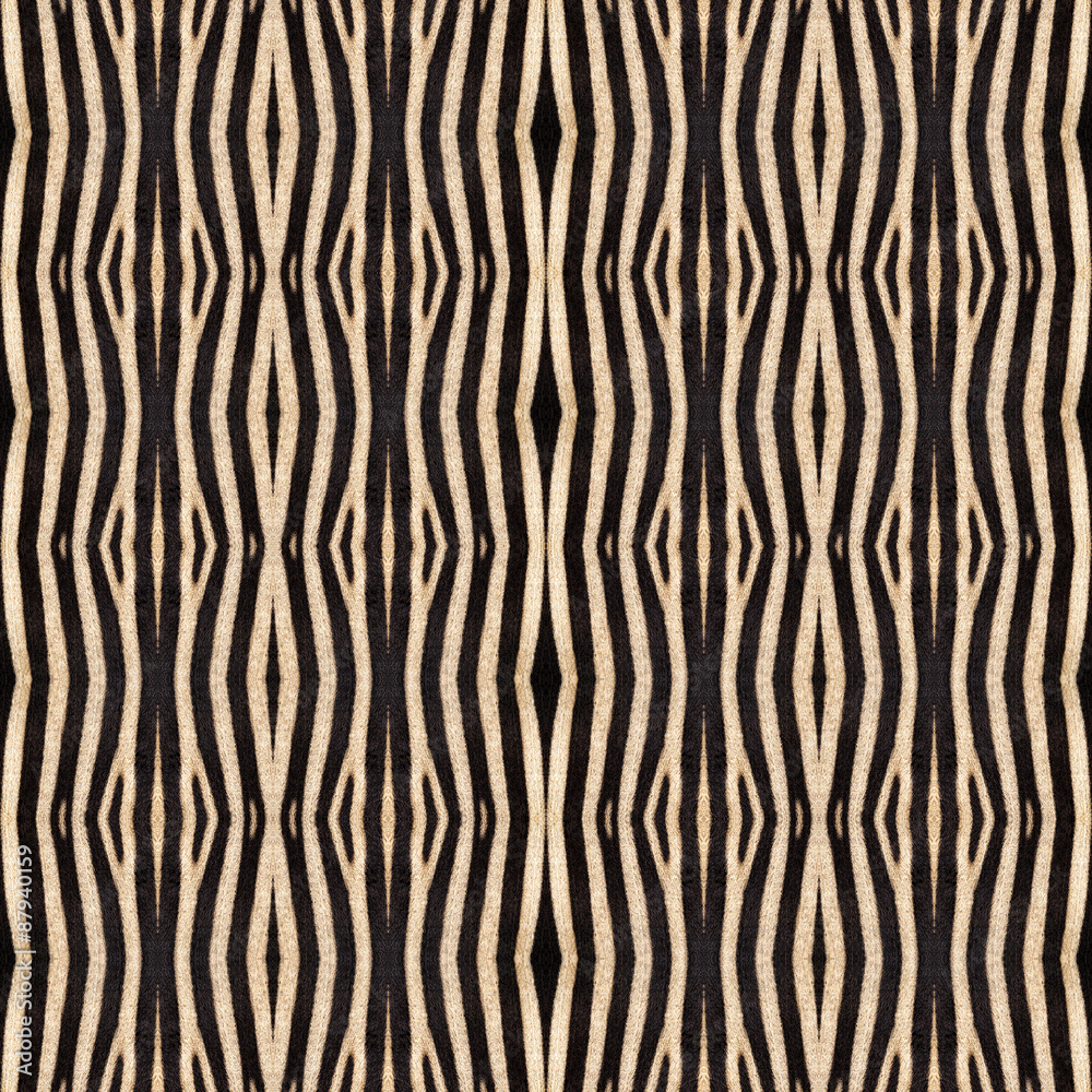 Fototapeta premium Abstract zebra seamless background