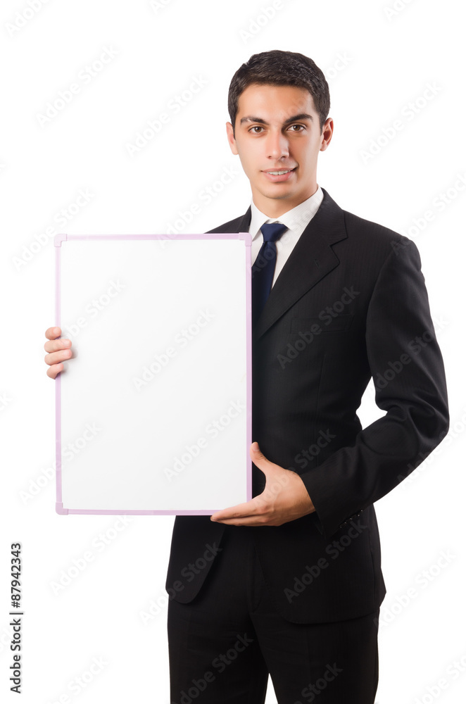 Elegant young man isolated on white Elegant young man isolated on white