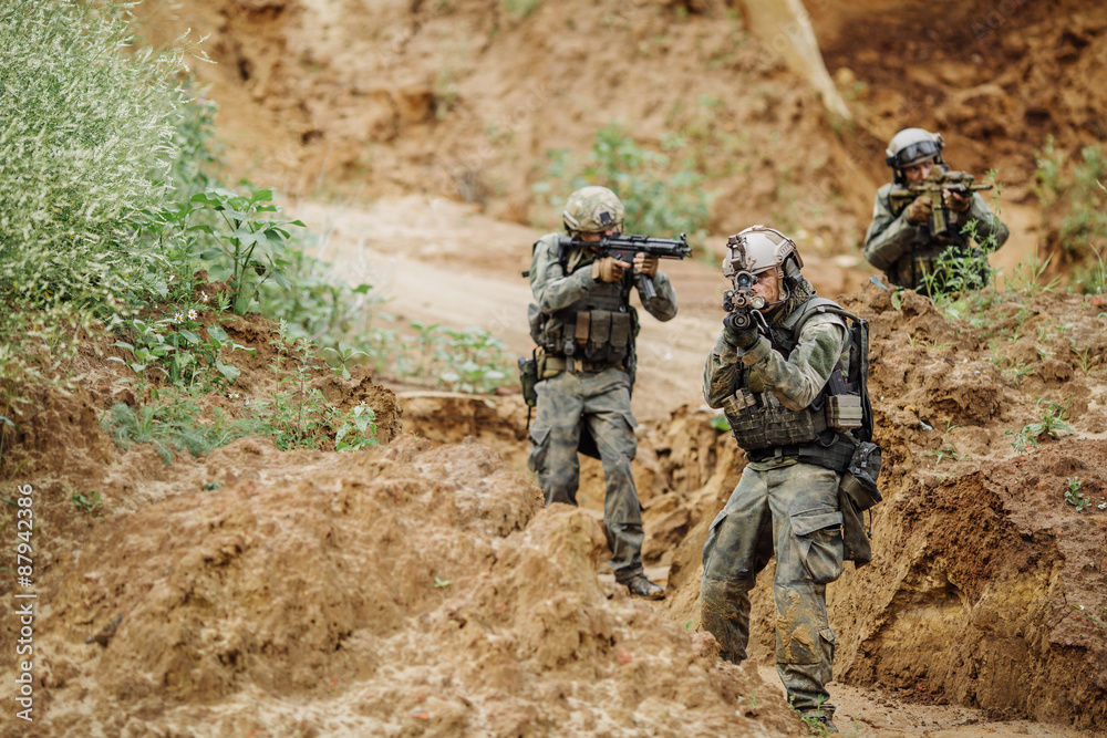 rangers during the military operation rangers during the military operation