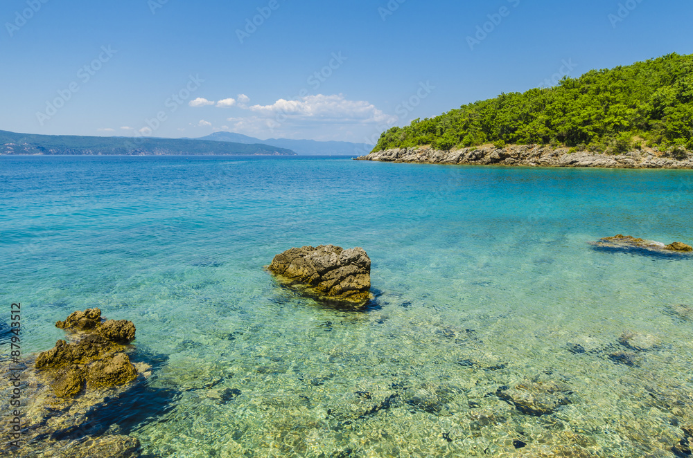 Fototapeta premium Beautiful exotic sea coast