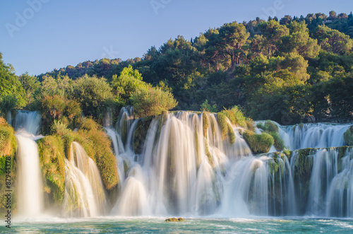 Fototapeta Naklejka Na Ścianę i Meble -  Krka river waterfalls, Dalmatia, Croatia