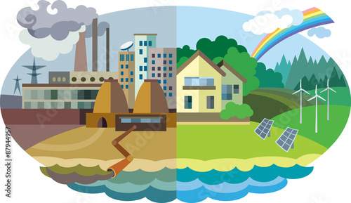 Environmental pollution and environment protection