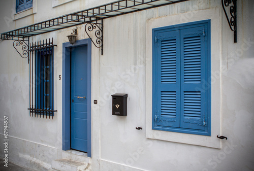 Typical greek house in Athens  Greece