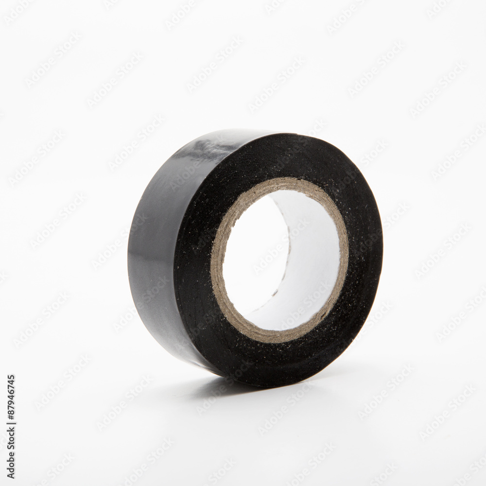 electrical tape isolated on white background electrical tape isolated on white background