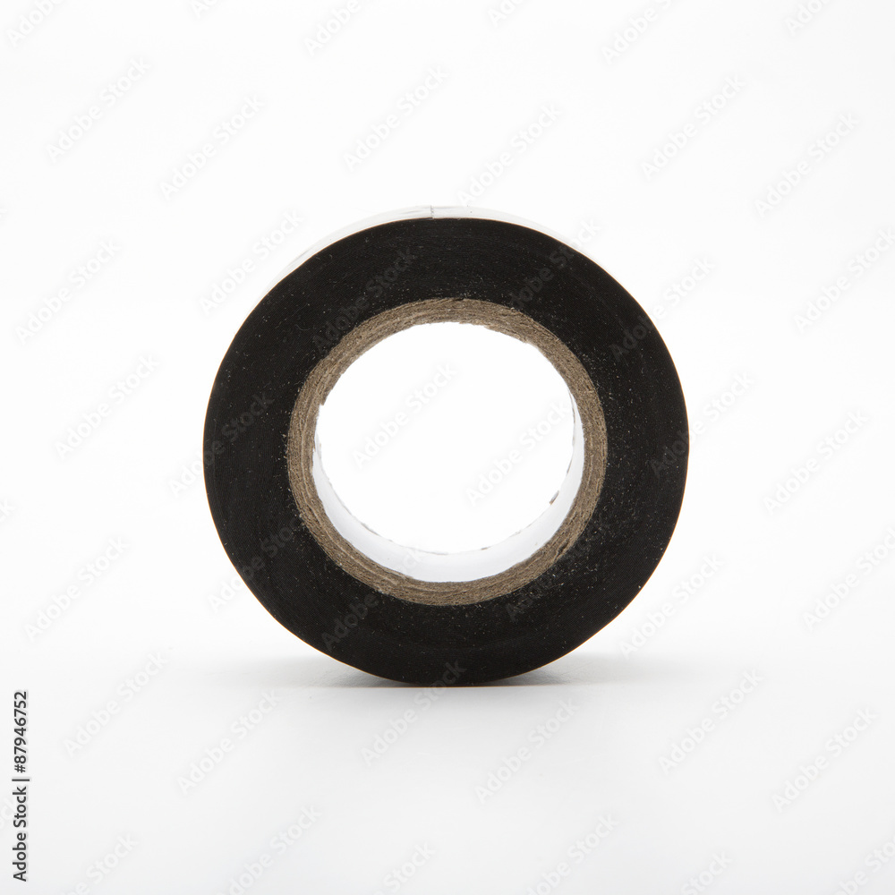 electrical tape isolated on white background electrical tape isolated on white background