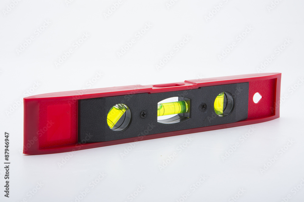 Level tool. Close up macro level measurement. Level tool. Close up macro level measurement.