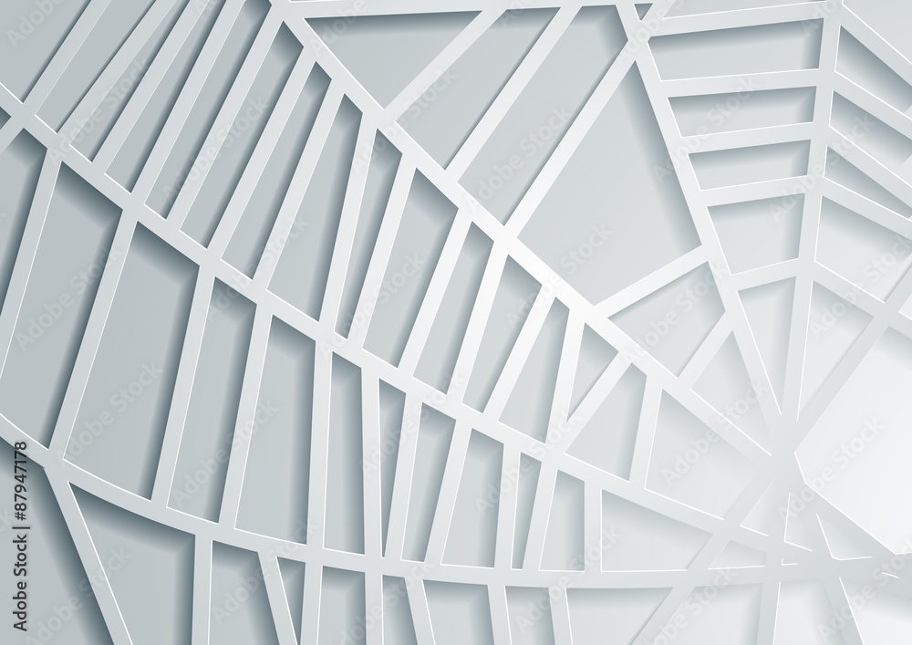 Obraz premium Abstract Paper Graphics. Vector illustration