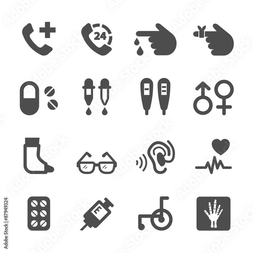 medical icon set 6, vector eps10