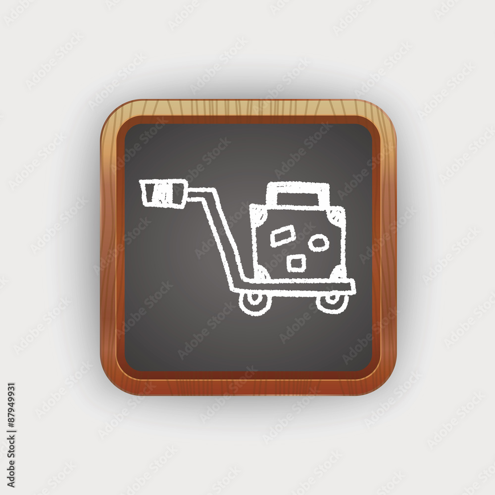 Trolley doodle drawing Trolley doodle drawing