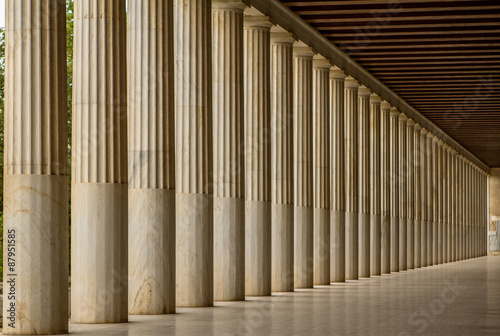 Stoa of Attalos in Athens  Greece