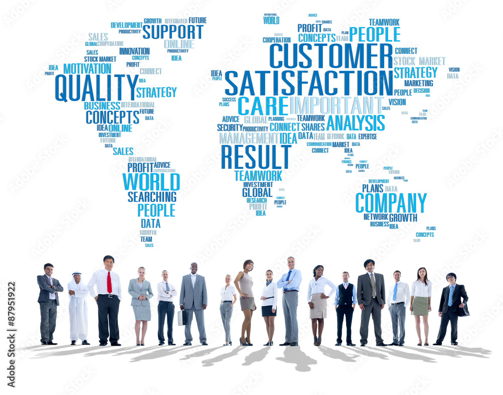 Customer Satisfaction Reliability Quality Service Concept Customer Satisfaction Reliability Quality Service Concept
