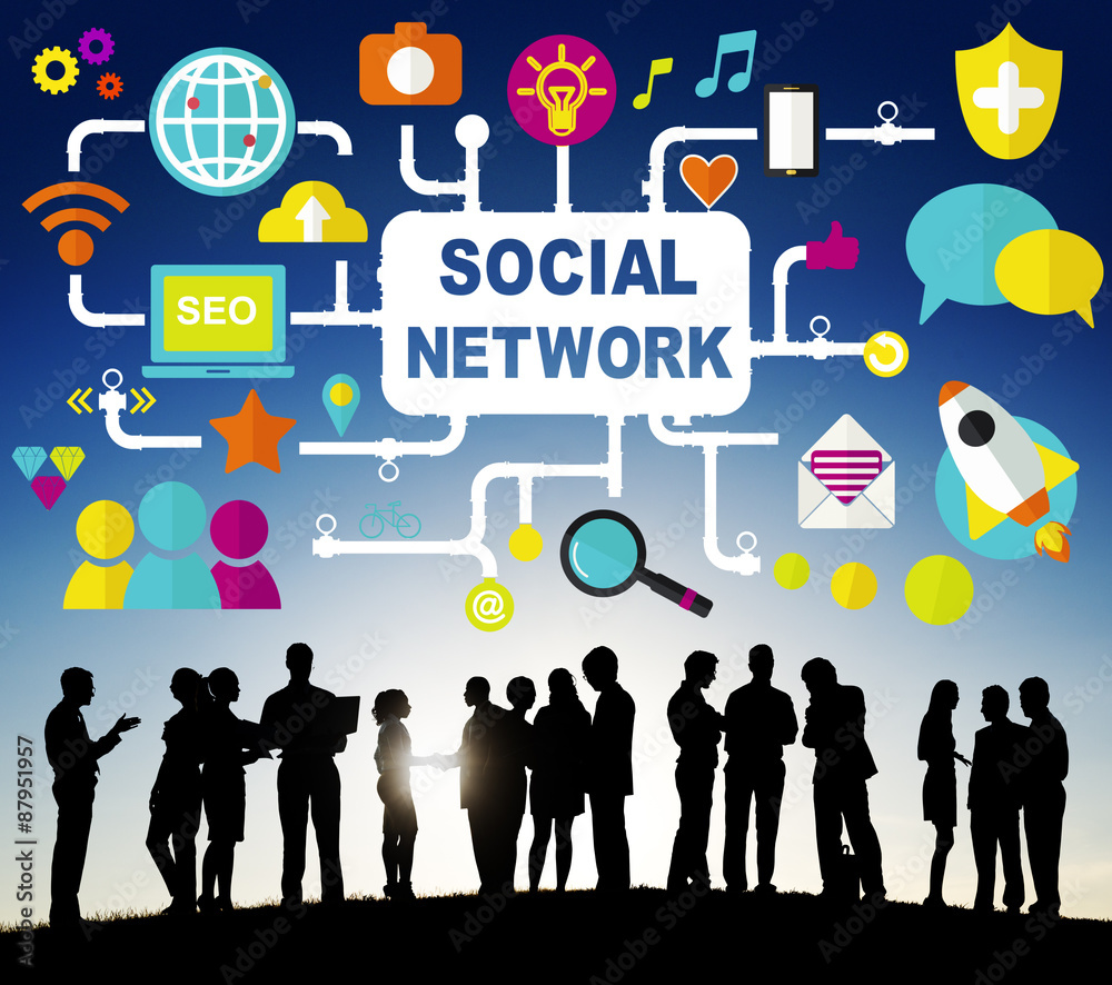 Social Network Internet Online Society Connecting Social Media C Social Network Internet Online Society Connecting Social Media C