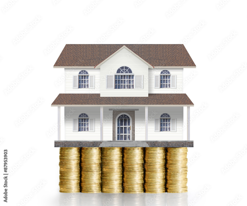 home model on a coins home model on a coins