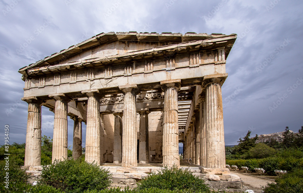 Temple of Hephaestus in Ancient Agora, Athens, Greece
