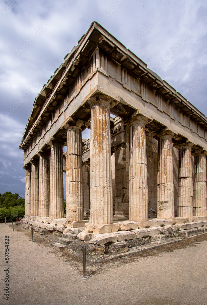 Temple of Hephaestus in Ancient Agora, Athens, Greece Temple of Hephaestus in Ancient Agora, Athens, Greece