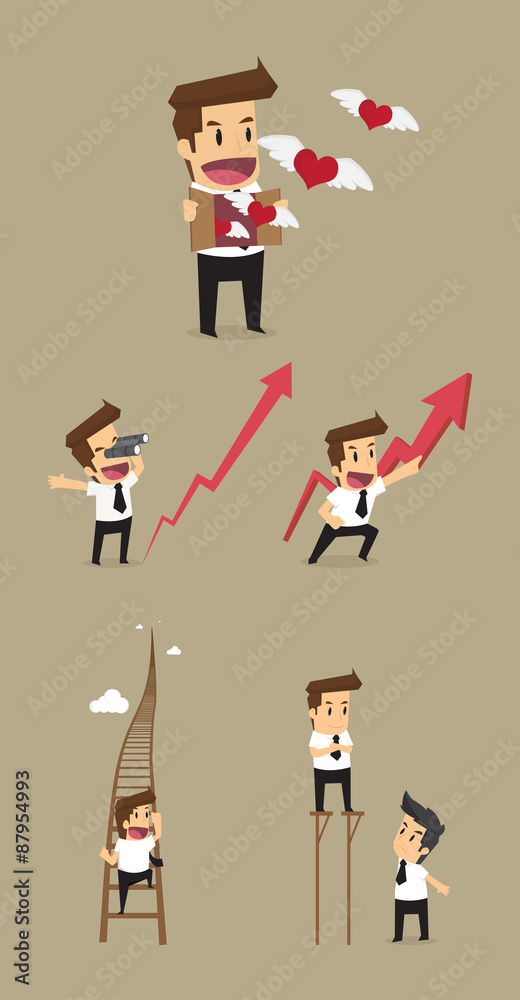 Set,Businessman Character Set,Businessman Character