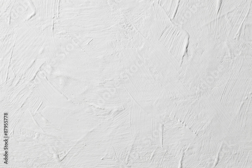 Grungy White Concrete Wall Background