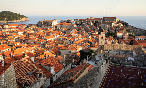 Haeusermeer von Dubrovnik Altstadt