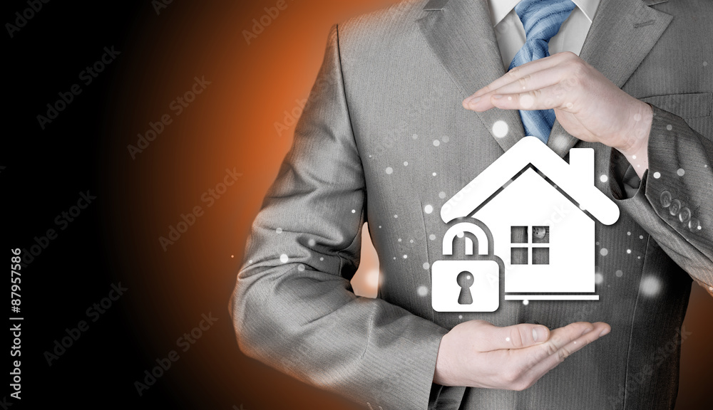 home lock concept. home lock concept.