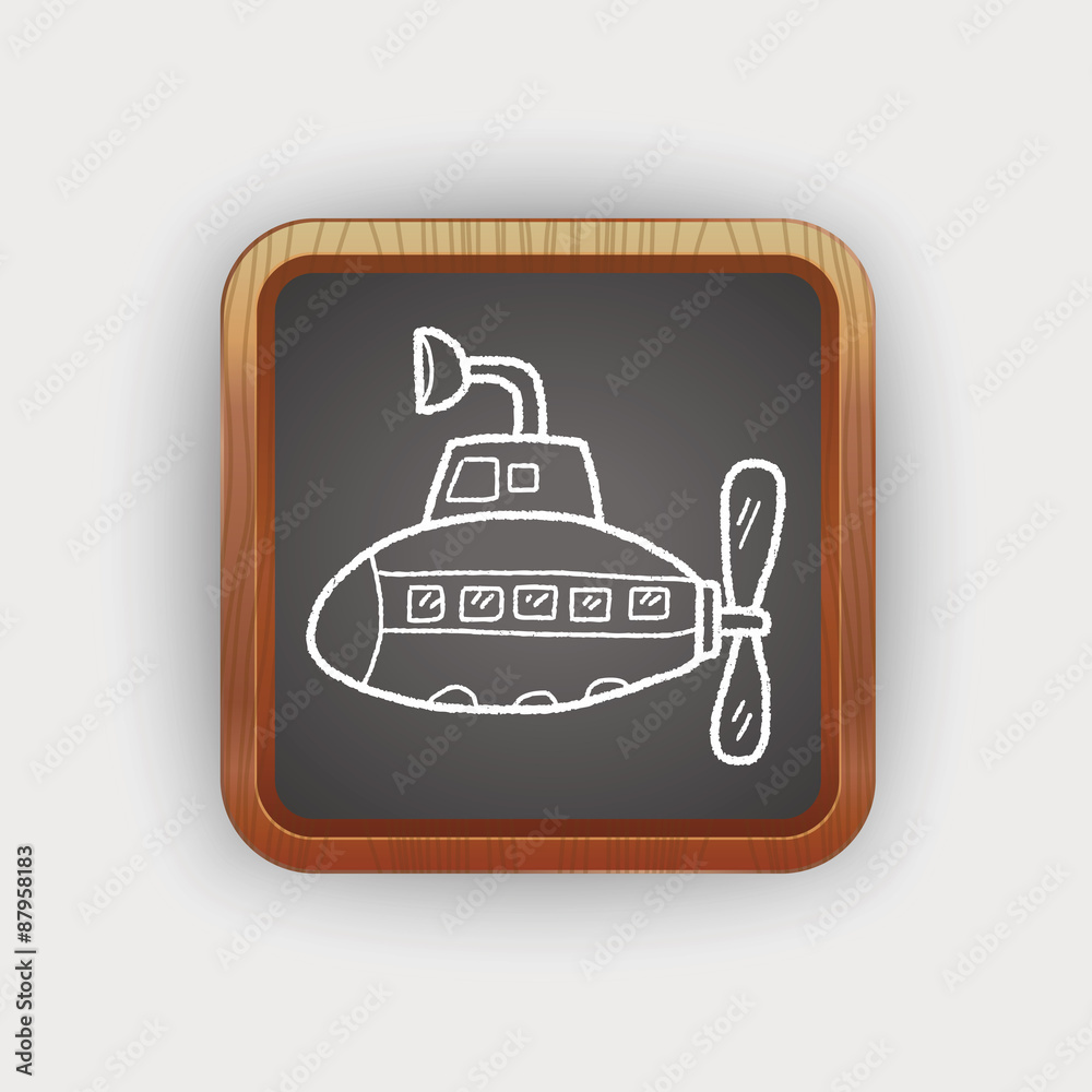 Submarine doodle Submarine doodle