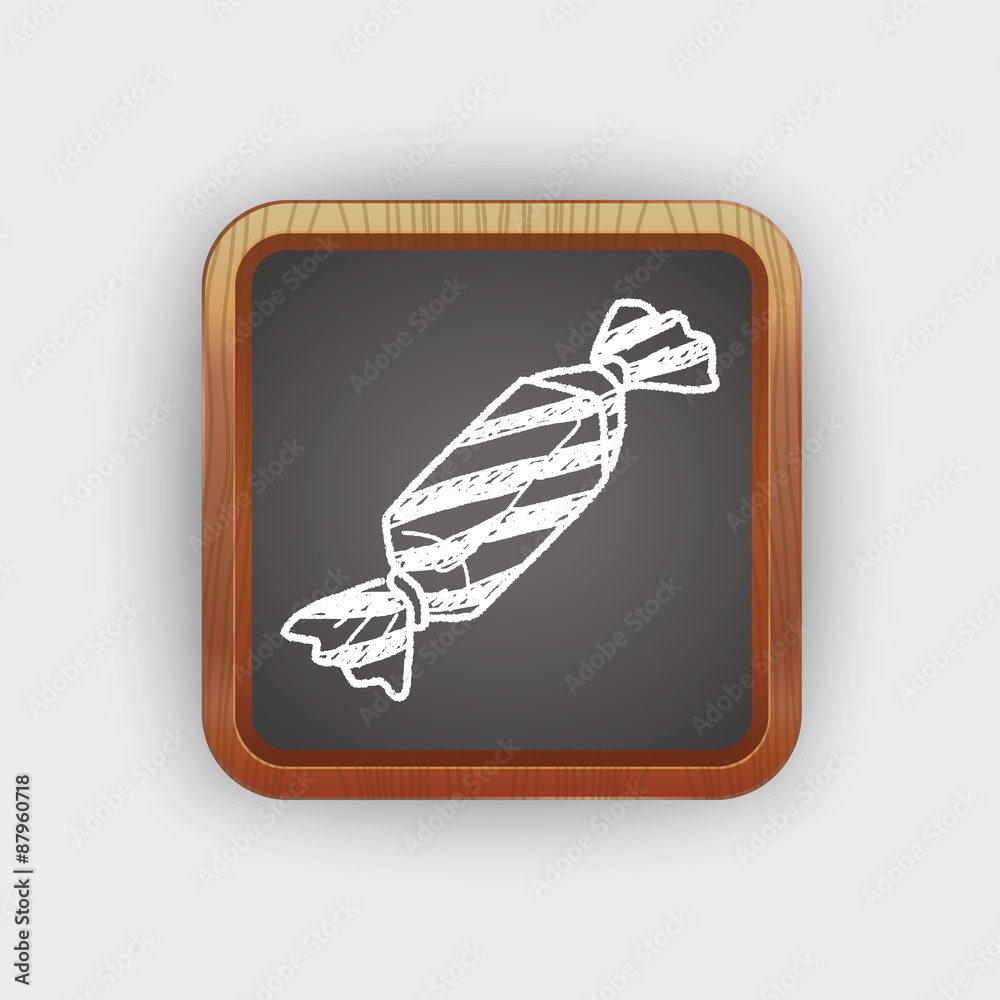 candy doodle drawing