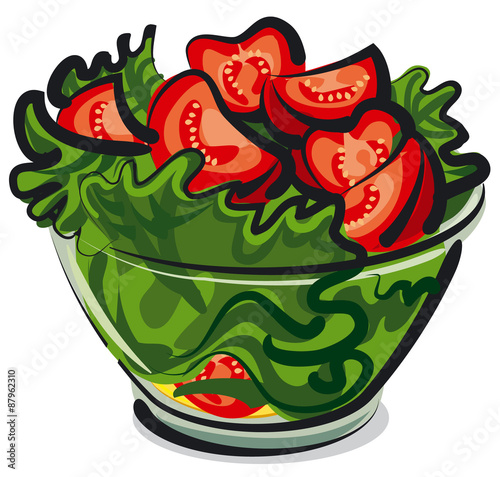 salad with tomatoes