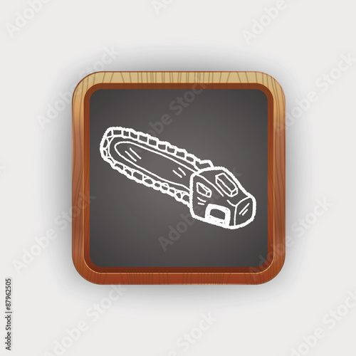 chainsaw doodle