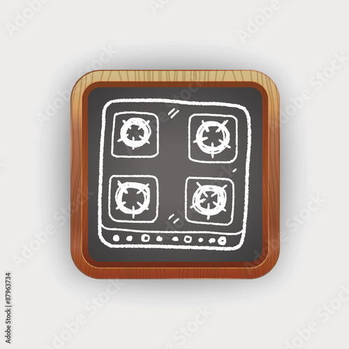 gas stove doodle