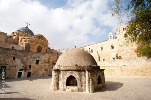 Photo Ehiopian monestary in Jerusalem, Israel