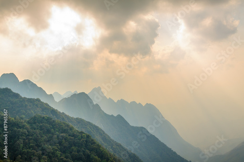 Slika na platnu Fansipan mountain in north Vietnam