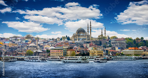 Fotografi Istanbul the capital of Turkey, eastern tourist city.
