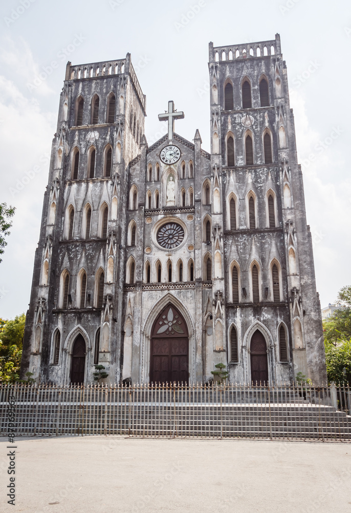 Fototapeta premium Catholic Cathedral, Hanoi, Vietnam