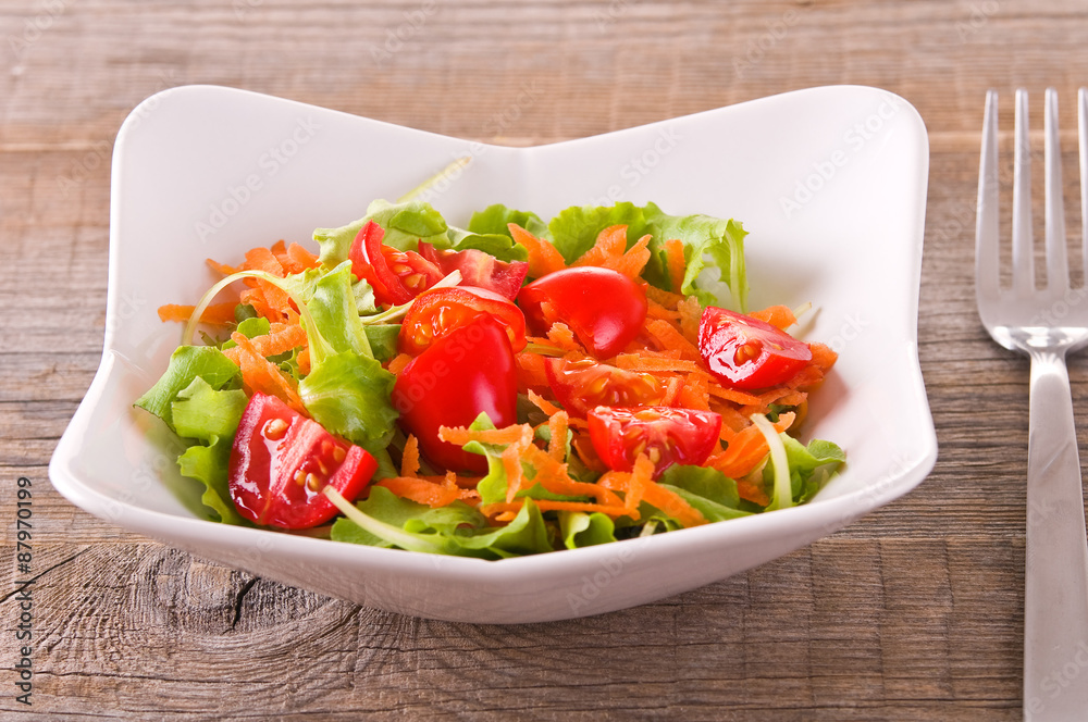 Vegetable salad. 