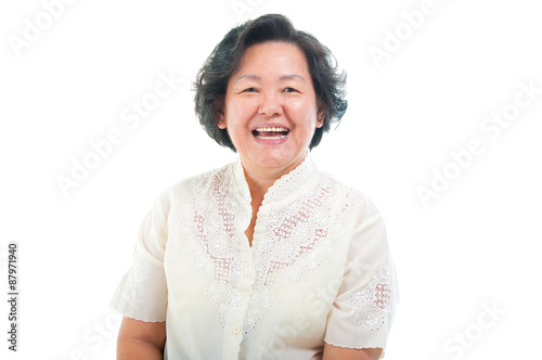 Asian senior woman