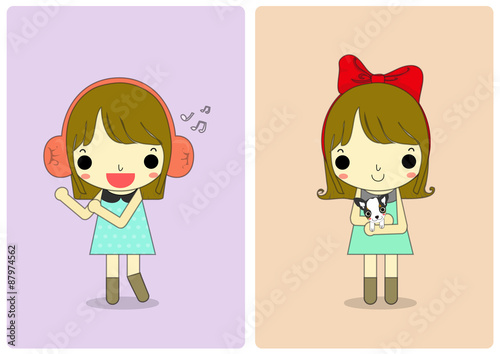 hobby is music and pet