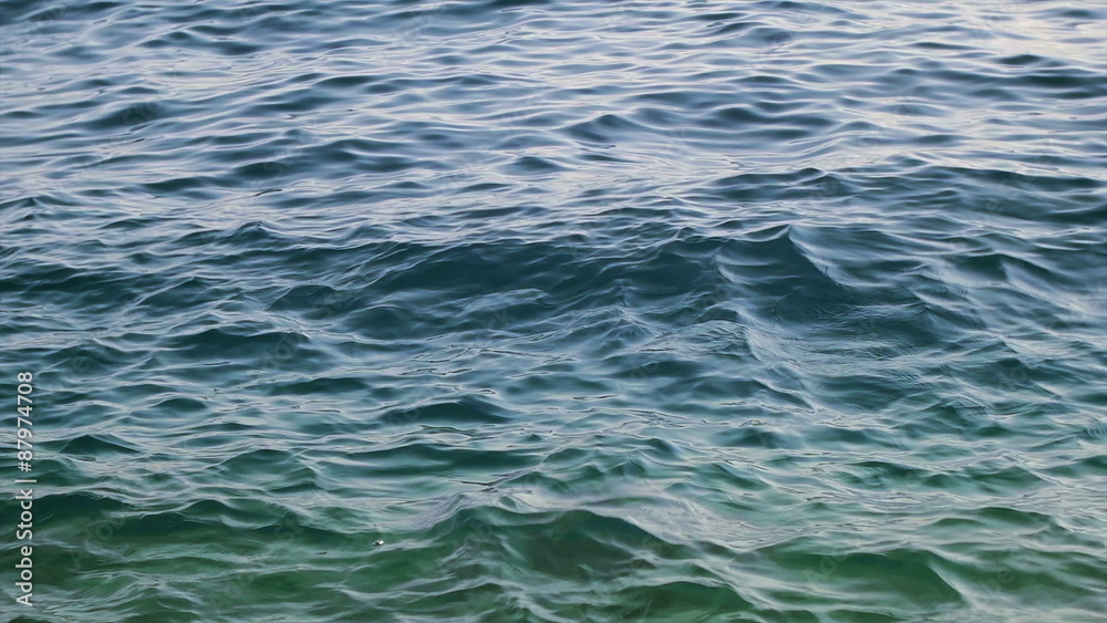 Sea water with waves Sea water with waves