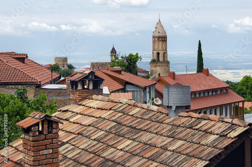 Red roofs of Signaghi photo