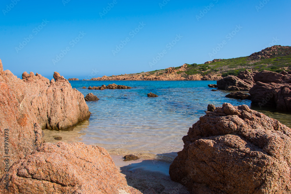 Einsame Bucht auf Sardinien