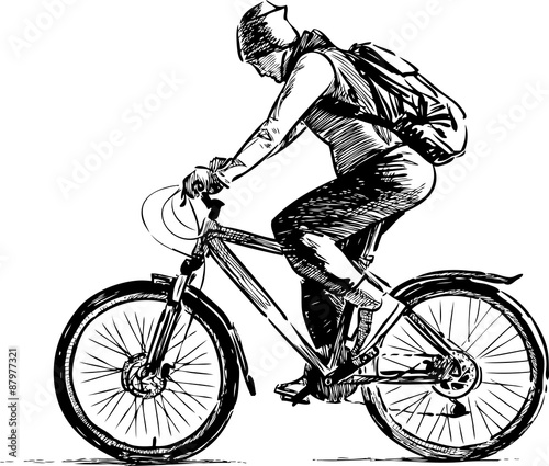 traveling cyclist