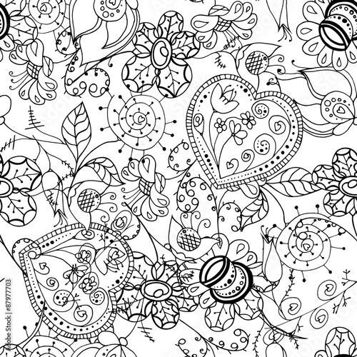 floral pattern.