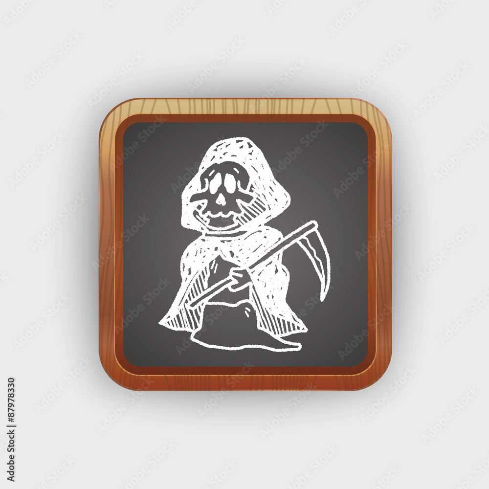 Grim Reaper doodle