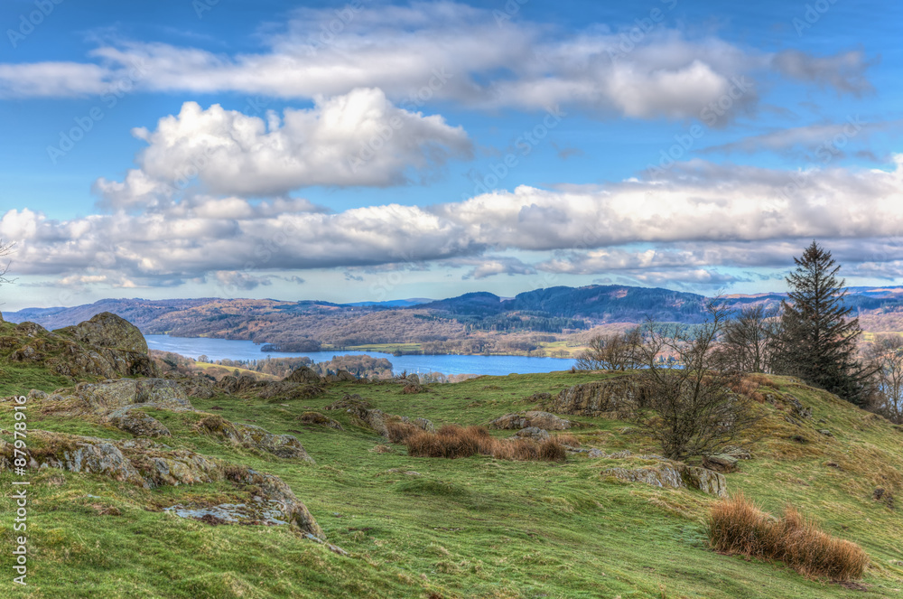 View of the lake district