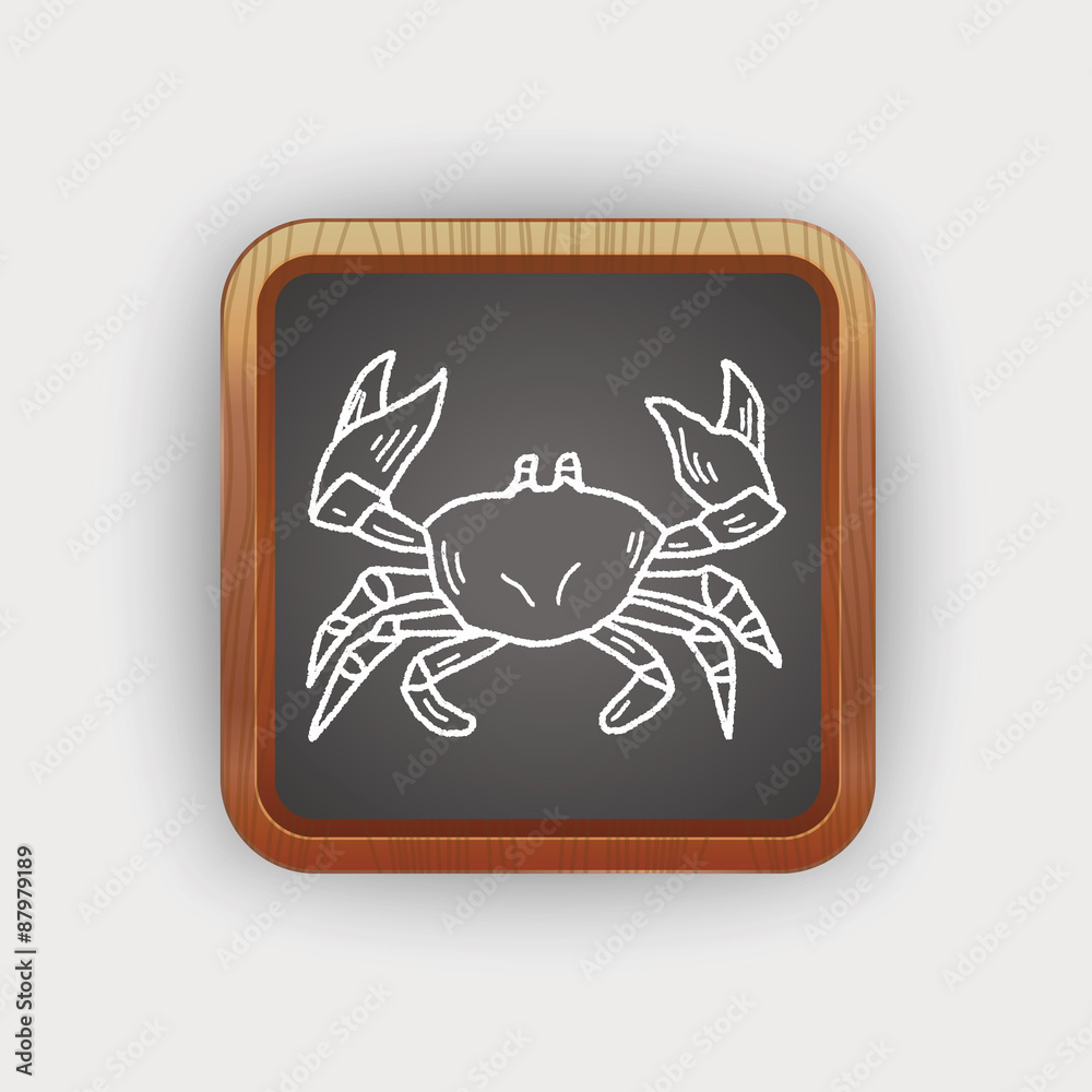 Crab doodle